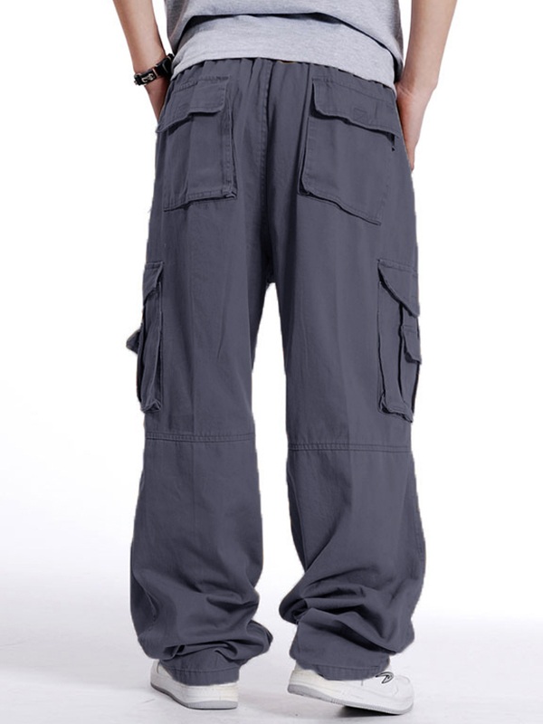 Lose Cago-Hosen mit Schnallengürtel für Herren-2