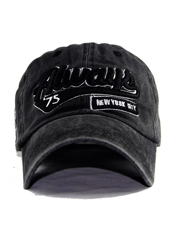 Vintage Wash Stickerei Baseball Cap-2